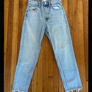 Zara straight leg jeans